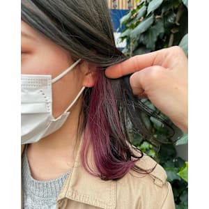 ピンクパープル/ラベンダー/インナーカラー