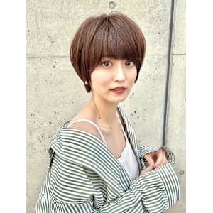 マッシュショート/丸みショート/ショートボブ