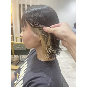 インナーカラー・ブロンド