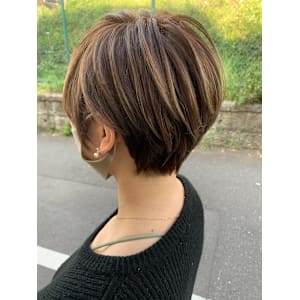 大人ショート　ハイライト