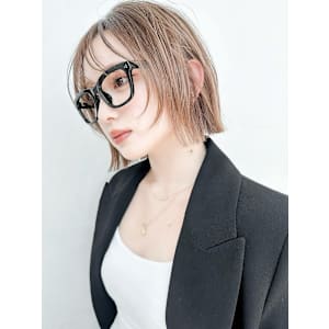 ボブ/レイヤーカット/縮毛矯正/韓国ヘア/顔周り/原宿/前髪