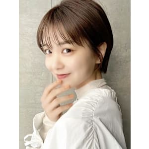 ボブ/レイヤーカット/縮毛矯正/韓国ヘア/顔周り/原宿/前髪