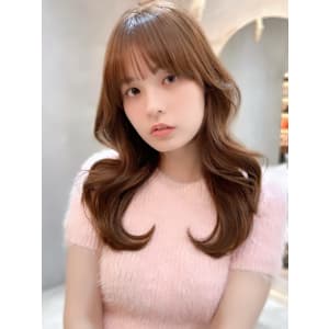 ボブ/レイヤーカット/縮毛矯正/韓国ヘア/顔周り/原宿/前髪