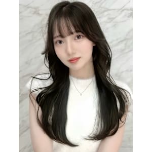 ボブ/レイヤーカット/縮毛矯正/韓国ヘア/顔周り/原宿/前髪