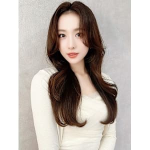 ボブ/レイヤーカット/縮毛矯正/韓国ヘア/顔周り/原宿/前髪