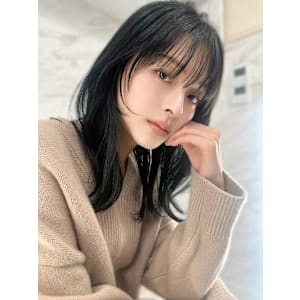 ボブ/レイヤーカット/縮毛矯正/韓国ヘア/顔周り/原宿/前髪