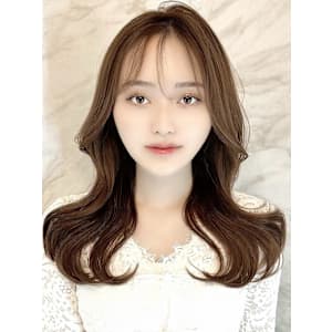 ボブ/レイヤーカット/縮毛矯正/韓国ヘア/顔周り/原宿/前髪