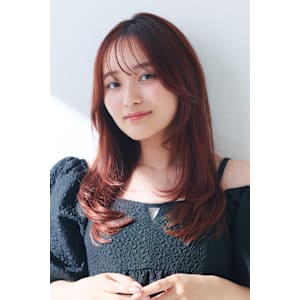 ピンクブラウン/レイヤー/新宿/新宿駅