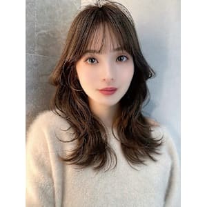 ボブ/レイヤーカット/縮毛矯正/韓国ヘア/顔周り/原宿/前髪