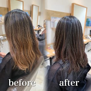 白髪ぼかし細めハイライト30代40代50代セミディ - KENJE ODAKYU SHONAN GATE【ケンジオダキュウショウナンゲート】掲載中