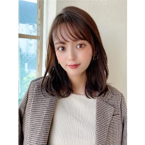 2wayバングでイメチェン顔まわりレイヤーのくびれヘアが人気 - AFLOAT/L 錦糸町【アフロートエル】【アフロートエル キンシチョウ】掲載中