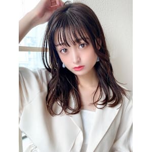 2wayバングでイメチェン顔まわりレイヤーのくびれヘアが人気 - AFLOAT/L 錦糸町【アフロートエル】【アフロートエル キンシチョウ】掲載中