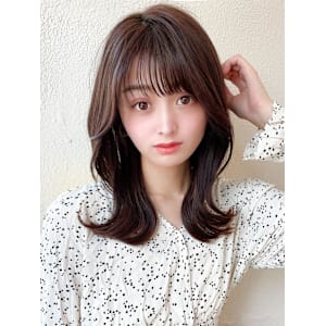 2wayバングでイメチェン顔まわりレイヤーのくびれヘアが人気 - AFLOAT/L 錦糸町【アフロートエル】【アフロートエル キンシチョウ】掲載中