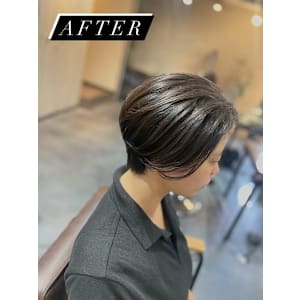 大人女子感のこしつつハンサムショート