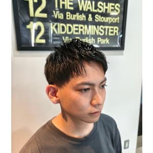 2ブロックスパイキーショート - メンズサロン West Side Cut Club　 メンズカット/メンズパーマ/眉毛【ウエストサイドカットクラブ　メンズカット　メンズパーマ　マユゲ】掲載中