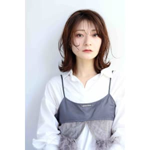 CAN：PUSスタイル/ナチュラル外ハネミディ