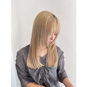 ハイトーン/抜きっぱなしブロンド/ホワイトブロンドカラー