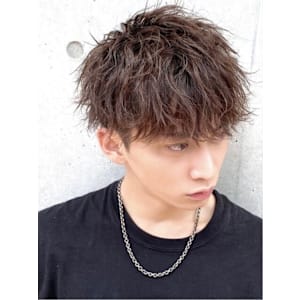 ソフトツイストマッシュ ツーブロック ツイストスパイラル