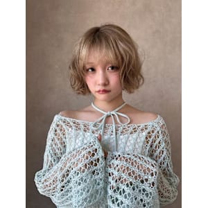 miu&縄田実乃里　ミルクティー×ミニボブ