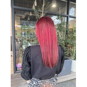 ボルドーカラー/ブリーチカラー