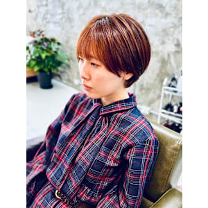 小顔マッシュショート