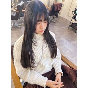 サイドのたっぷりレイヤーロング