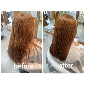 【美髪！！】髪質改善縮毛矯正　柏/流山