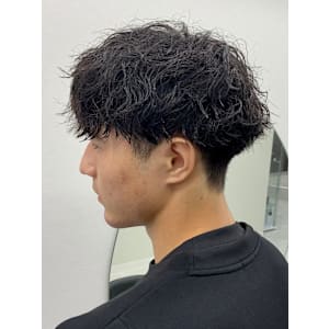 ツイストスパイラルパーマツイストパーマメンズマッシュパーマ