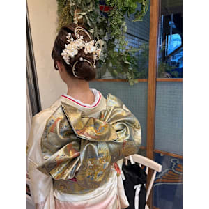 成人式／着付け