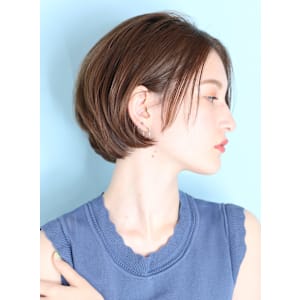 ショート・ボブ/面長/前髪なし/絶壁解消/30代/40代/ - INCEPTION  GINZA 銀座【インセプション】掲載中
