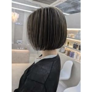 ミニボブアンブレラカラー/札幌大通駅個室美容室