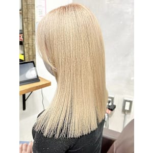 ダブルカラー/ベージュ/ケアブリーチカラー/ホワイトベージュ