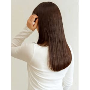 くすみブラウン 髪質改善トリートメント 艶髪 縮毛矯正 