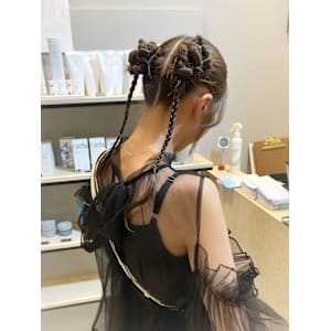 お呼ばれヘアセット♪ カチモリヘア