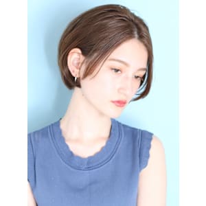 ショート・ボブ/面長/前髪なし/絶壁解消/30代/40代/ - INCEPTION  GINZA 銀座【インセプション】掲載中