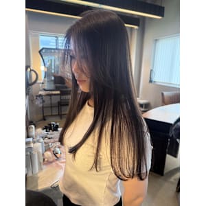 顔周りレイヤー/韓国風/ナチュラルベージュ