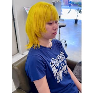 ウルフスタイル×ハイトーンカラー