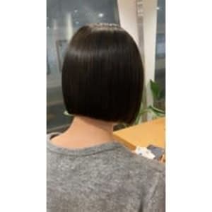 重ためボブ【酸性ストレート/髪質改善/イルミナカラー】