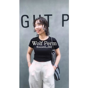 ブリーチパーマ/レイヤーパーマ/ウルフパーマ