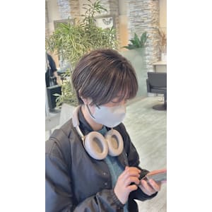 ショート似合わせハイライトショート20代30代40代