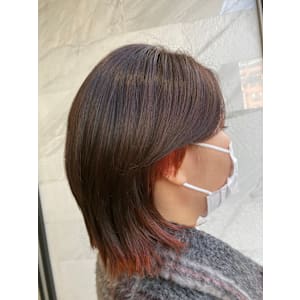 インナーカラー×レッド