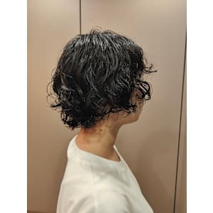 ショートパーマ/癖毛風パーマ/ニュアンスパーマ