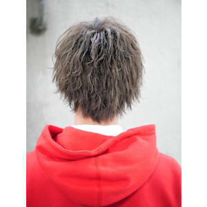 【ミニウルフ】波巻きパーマ