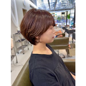 大人ショートボブ