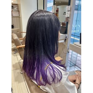 ロング/ブリーチ/マニキュアカラー