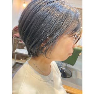 Wカラーアッシュグレー×スタイル