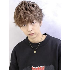 マッシュ×ニュアンスパーマ/メンズ