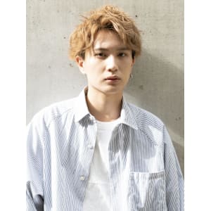 ハイトーン×ツーブロックショート/メンズ