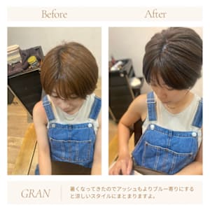 お客様髪質改善データ1864（ブルーアッシュ）