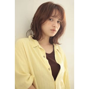 レイヤーロブ　パーマ　くびれヘア　代官山　中目黒